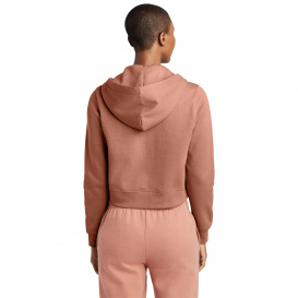 District DT6103 Womens V.I.T. Fleece Full-Zip Hoodie - Desert Rose