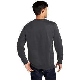 District DT6104 V.I.T. Fleece Crew Neck Sweatshirt - Charcoal