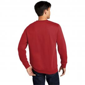 District DT6104 V.I.T. Fleece Crew Neck Sweatshirt - Classic Red