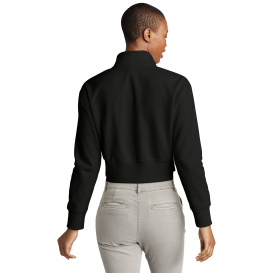 District DT6111 Women\'s V.I.T Fleece 1/2-Zip - Black