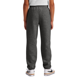 District DT6112Y Youth V.I.T Fleece Sweatpant - Heather Charcoal