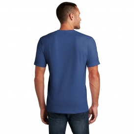District DT7500 Flex Tee - Heathered Deep Royal