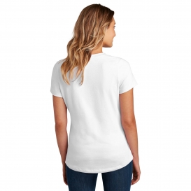 District DT7501 Women\'s Flex Scoop Neck Tee - White