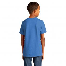 District DT8000Y Youth Re-Tee - Blue Heather