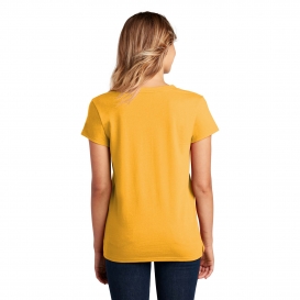 District DT8001 Women\'s Re-Tee V-Neck - Maize Yellow