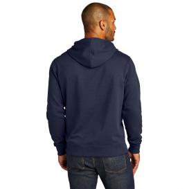 District DT8100 Re-Fleece Pullover Hoodie - True Navy