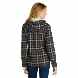 Eddie Bauer EB229 Ladies Woodland Shirt Jac - Grey Steel/Bone