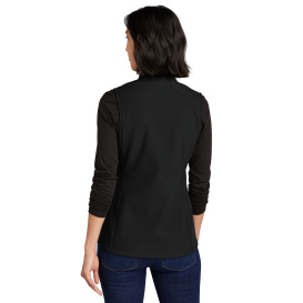 Eddie Bauer EB547 Ladies Stretch Soft Shell Vest - Deep Black