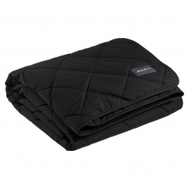 Eddie Bauer EB751 Quilted Insulated Fleece Blanket - Black
