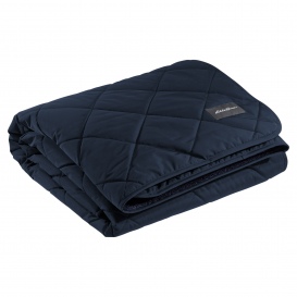Eddie Bauer EB751 Quilted Insulated Fleece Blanket - River Blue Navy