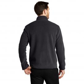 Port Authority F211 Ultra Warm Brushed Fleece Jacket - Graphite/Deep Black