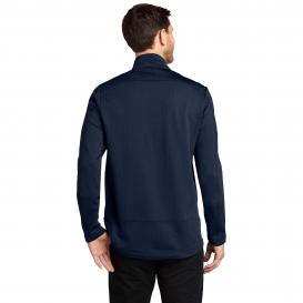 Port Authority F239 Grid Fleece Jacket - River Blue Navy