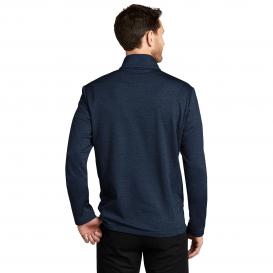 Port Authority F905 Collective Striated Fleece Jacket - River Blue Heather