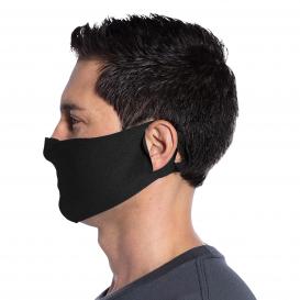 Port & Company FACECOVER 50/50 Cotton/Poly Face Covering - Black