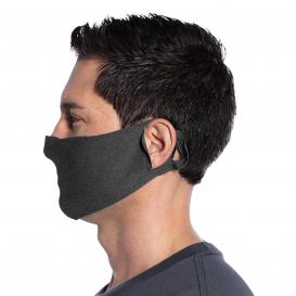 Port & Company FACECOVER 50/50 Cotton/Poly Face Covering - Dark Heather Grey