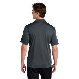 Sport-Tek ST104 Competitor United Polo - Iron Grey/White
