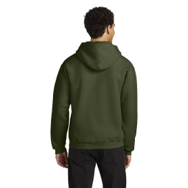 Jerzees H12M Rugged Unisex Hooded Sweatshirt - Military Green