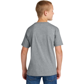 Jerzees IC46B Ultimate Youth Ring Spun T-Shirt - Athletic Heather