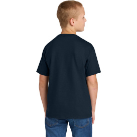 Jerzees IC46B Ultimate Youth Ring Spun T-Shirt - J Navy