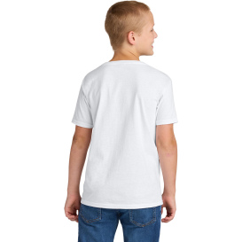 Jerzees IC46B Ultimate Youth Ring Spun T-Shirt - White