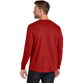 Jerzees IC46L Unisex Ring Spun Long Sleeve T-Shirt - True Red