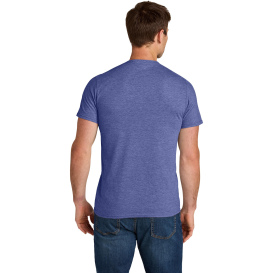 Jerzees IC46M Ultimate Unisex Ring Spun T-Shirt - Retro Heather Purple