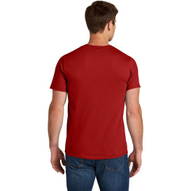 Jerzees IC46M Ultimate Unisex Ring Spun T-Shirt - True Red