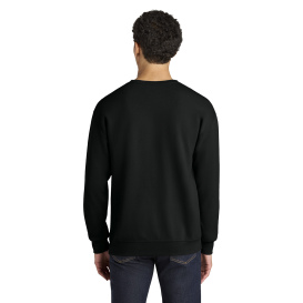 Jerzees IC48M Ultimate Unisex CVC Ring Spun Crewneck Sweatshirt - Black Ink