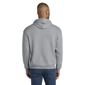 Jerzees IC49M Ultimate Unisex CVC Ring Spun Hooded Sweatshirt - Athletic Heather