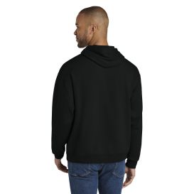 Jerzees IC49M Ultimate Unisex CVC Ring Spun Hooded Sweatshirt - Black Ink