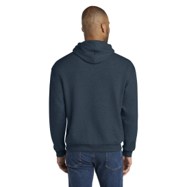 Jerzees IC49M Ultimate Unisex CVC Ring Spun Hooded Sweatshirt - Indigo Heather