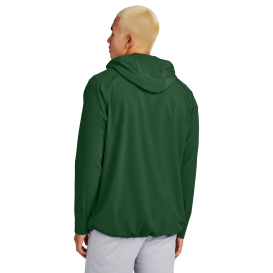 Sport-Tek JST488 Repeat 1/2-Zip Long Sleeve Hooded Jacket - Forest Green