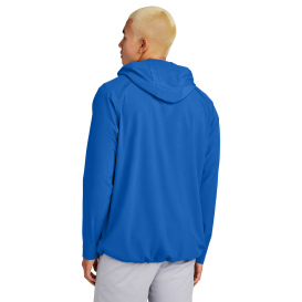 Sport-Tek JST488 Repeat 1/2-Zip Long Sleeve Hooded Jacket - True Royal