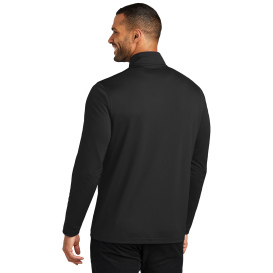 Port Authority K112 Dry Zone UV Micro-Mesh 1/4-Zip - Deep Black