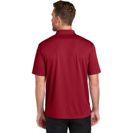 Port Authority K240 Wearever Performance Pique Polo - Rich Red