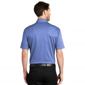 Port Authority K542 Heathered Silk Touch Performance Polo - Moonlight Blue Heather