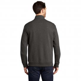 Port Authority K809 Interlock Full-Zip Jacket - Charcoal Heather/Medium Heather Grey