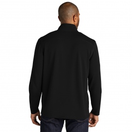 Port Authority K825 Microterry 1/4-Zip Pullover - Deep Black