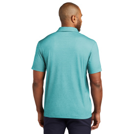 Port Authority K830 Fine Pique Blend Polo - Dark Teal Heather