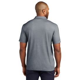 Port Authority K830 Fine Pique Blend Polo - River Blue Navy Heather