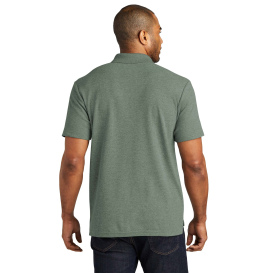 Port Authority K867 C-FREE Cotton Blend Pique Polo - Dark Green Heather