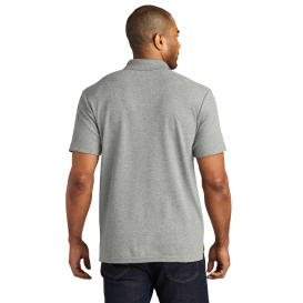 Port Authority K867 C-FREE Cotton Blend Pique Polo - Deep Smoke Heather