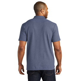 Port Authority K867 C-FREE Cotton Blend Pique Polo - Navy Heather