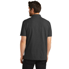 Port Authority K868 C-FREE Cotton Blend Pique Pocket Polo - Charcoal Heather