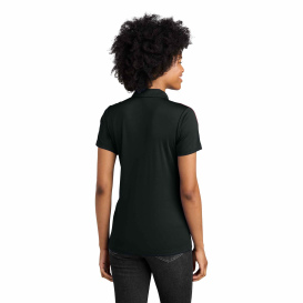 Sport-Tek LST104 Ladies Competitor United Polo - Black/Deep Red