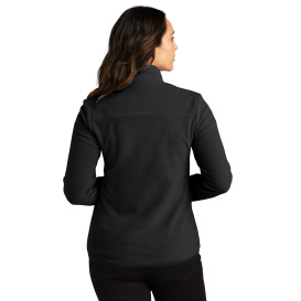 Port Authority L110 Ladies Connection Fleece Jacket - Deep Black