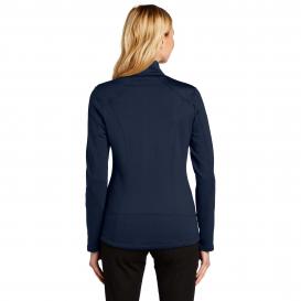 Port Authority L239 Ladies Grid Fleece Jacket - River Blue Navy