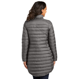 Port Authority L365 Ladies Horizon Puffy Jacket - Deep Smoke