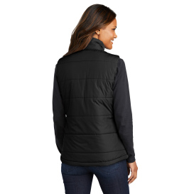 Port Authority L853 Ladies Puffer Vest - Deep Black