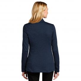Port Authority L905 Ladies Cozy Fleece Jacket - River Blue Navy Heather